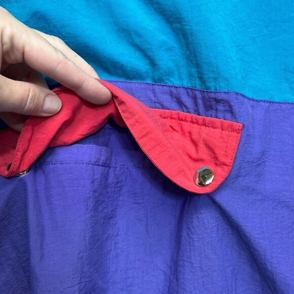 Vintage 1990s BAY WATERS windbreaker large - Picture 11 of 16